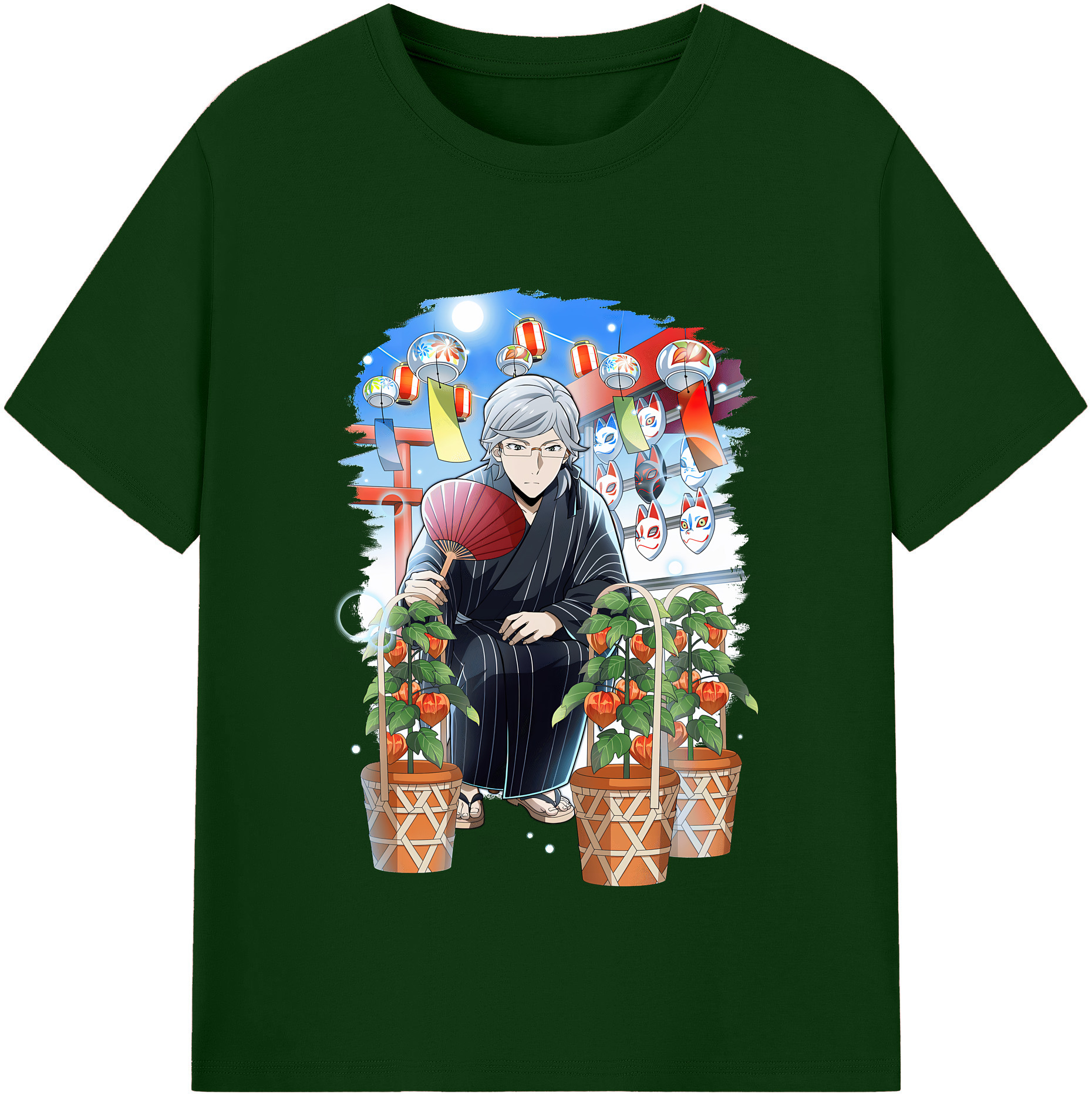 （画像用） 文豪ストレイドッグス Bungo Stray Dogs 綿100％半袖Tシャツ（フロントプリント）